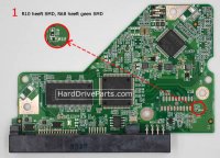 2060-701640-002 Printplaat Harde Schijf PCB WD WD8088AADS