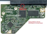 2060-771702-001 Printplaat Harde Schijf PCB WD WD7502AAEX