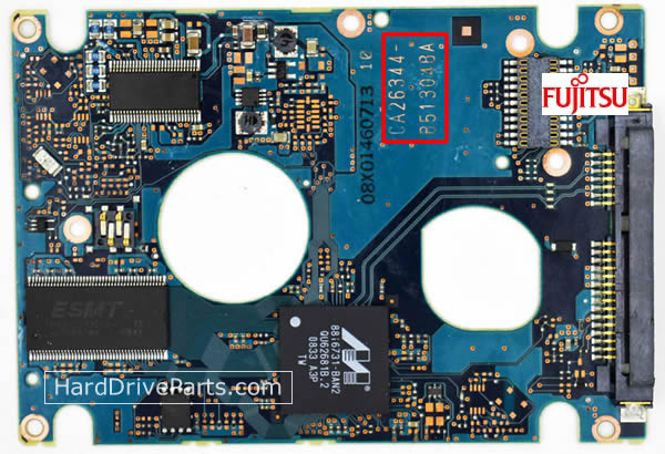 Fujitsu Harde Schijf PCB Printplaat