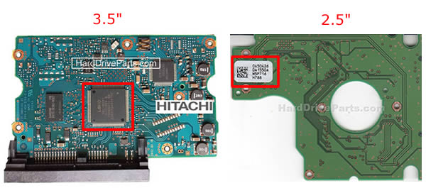 Hitachi Harde Schijf PCB Printplaat
