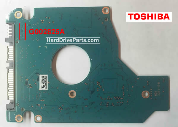 Toshiba Harde Schijf PCB Printplaat