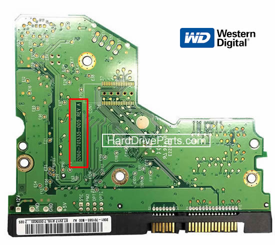 Western Digital Harde Schijf PCB Printplaat