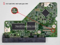 2060-771640-003 Printplaat Harde Schijf PCB WD WD10EARS