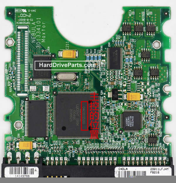 040103500 Maxtor Harde Schijf PCB Printplaat