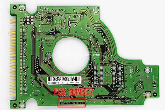 100278186 Harde Schijf PCB Elektronica Seagate ST93012A