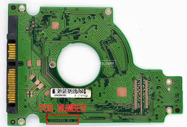 100349359 Harde Schijf PCB Elektronica Seagate ST96812AS