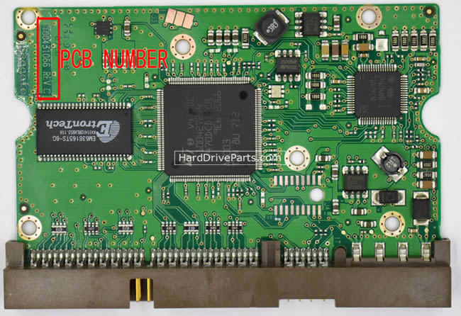 100431066 Seagate Harde Schijf PCB Printplaat