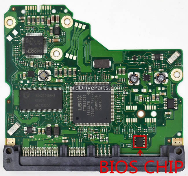 100466725 Printplaat Harde Schijf PCB Seagate ST3500820AS