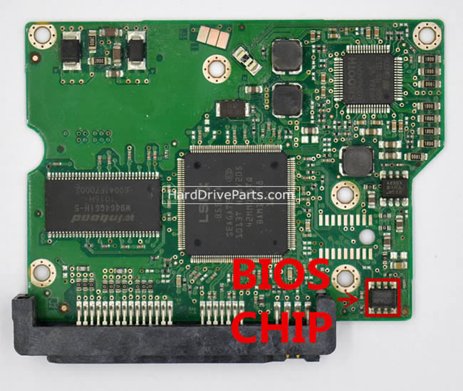 100504364 Printplaat Harde Schijf PCB Seagate ST3160310CS