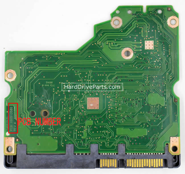 Seagate ST3500320AS Harde Schijf PCB 100513586