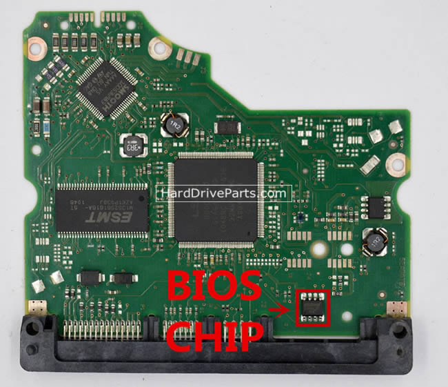 100535537 Printplaat Harde Schijf PCB Seagate ST31000528AS