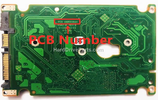 Seagate ST9500620NS Harde Schijf PCB 100583844