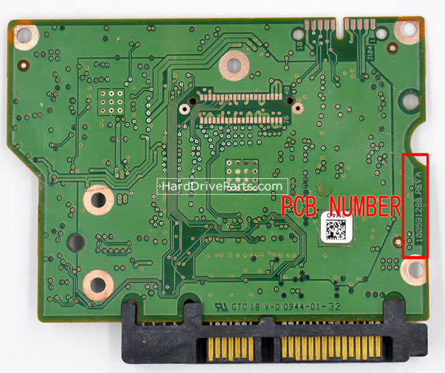 100591286 Printplaat Harde Schijf PCB Seagate ST2000DL001