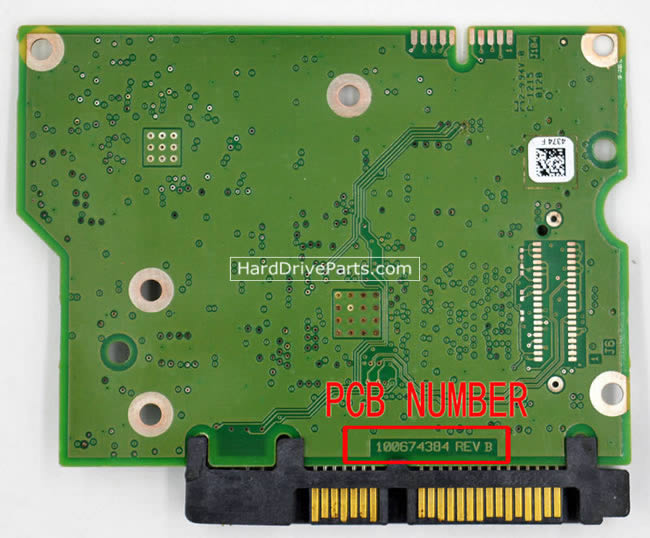 100674384 Seagate Harde Schijf PCB Printplaat