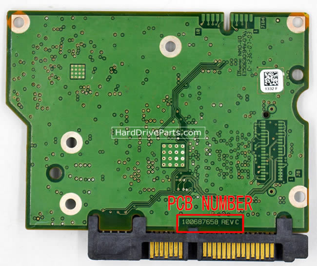 100687658 Seagate Harde Schijf PCB Printplaat