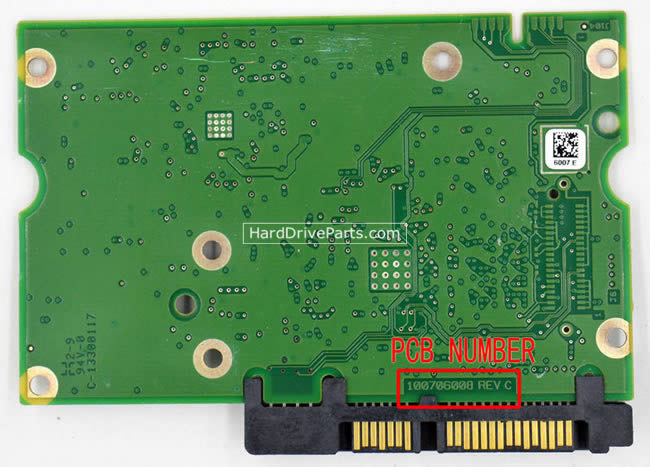 100706008 Seagate Harde Schijf PCB Printplaat