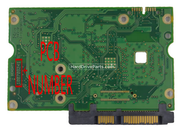 100708241 Seagate Harde Schijf PCB Printplaat