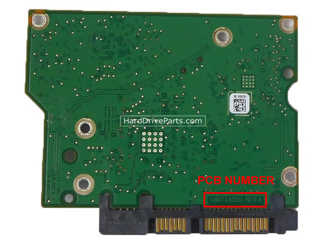 100714259 Seagate Harde Schijf PCB Printplaat