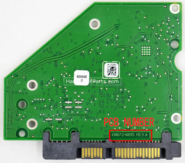 100724095 Harde Schijf PCB Elektronica Seagate ST1000DM003