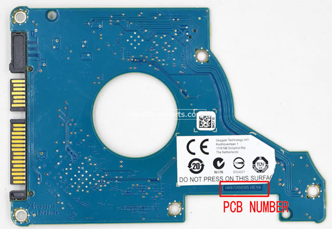 Seagate ST320LT030 Harde Schijf PCB 100726606