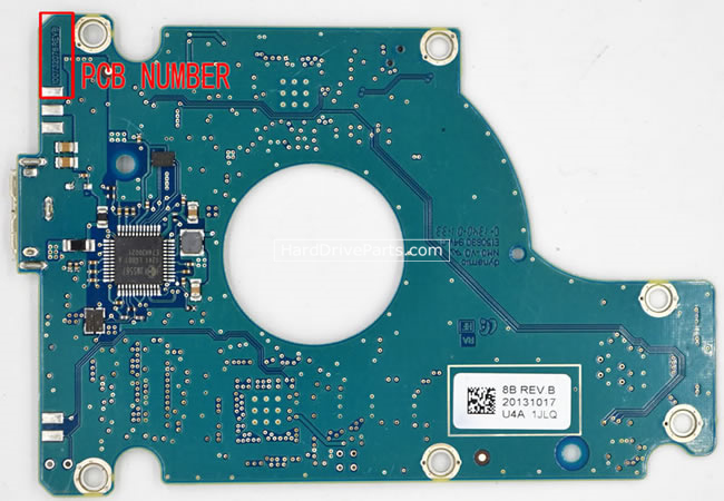 100732076 Samsung Harde Schijf PCB Printplaat