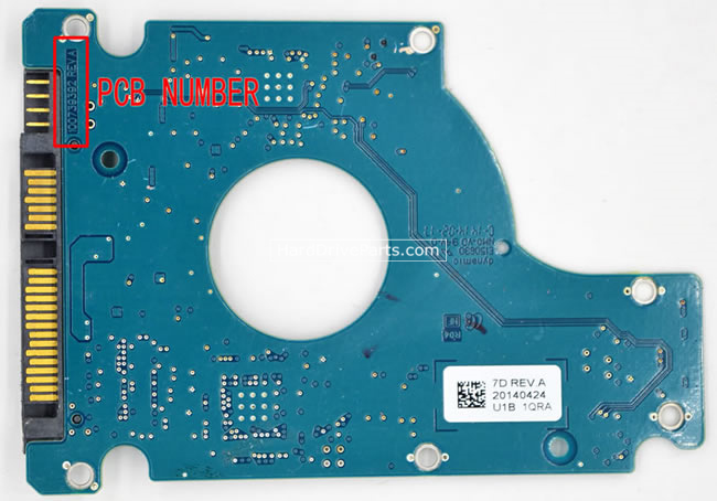 Seagate ST1500LM006 Harde Schijf PCB 100739392