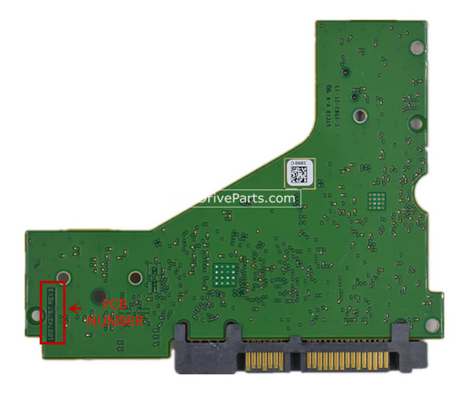 100743767 Seagate Harde Schijf PCB Printplaat