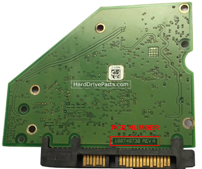 100749730 Seagate Harde Schijf PCB Printplaat