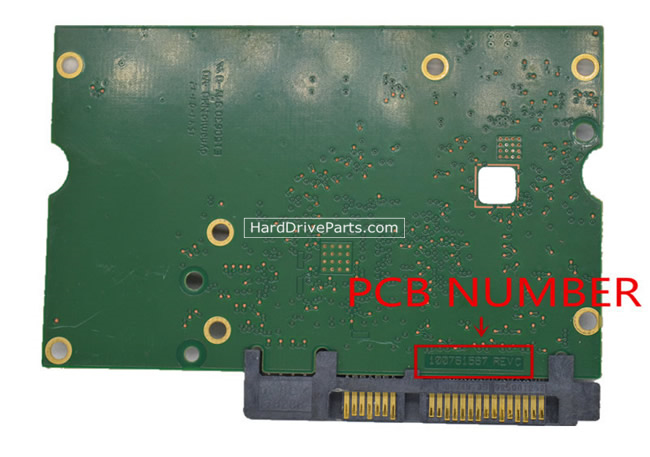 Seagate ST4000DX002 Harde Schijf PCB 100761567