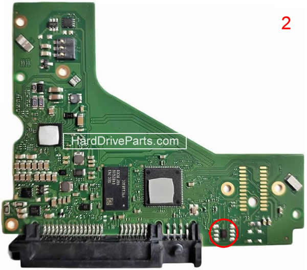 ST8000VX0012 Seagate Harde Schijf PCB Printplaten 100768434