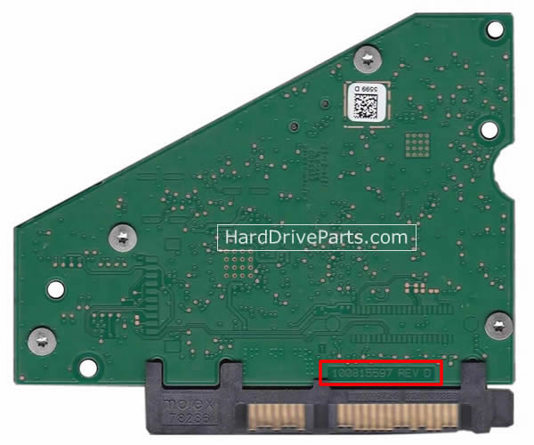 100815597 Seagate Harde Schijf PCB Printplaat