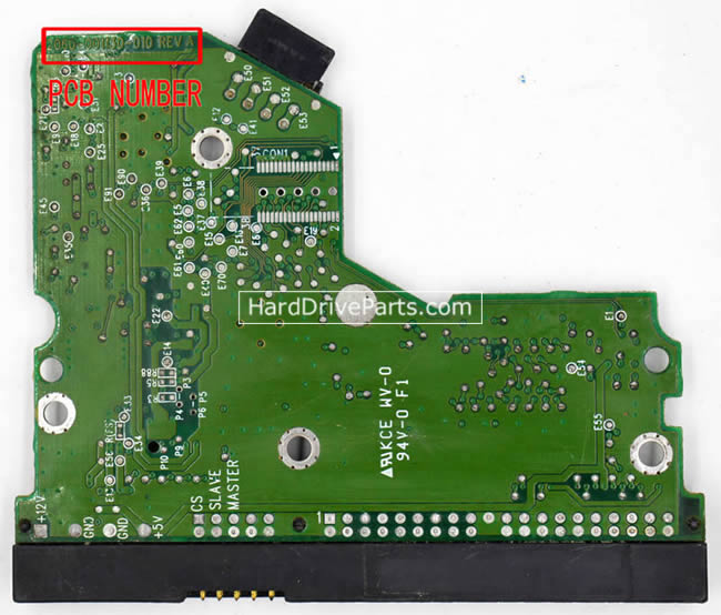 2060-001130-010 Harde Schijf PCB Elektronica WD WD800BB