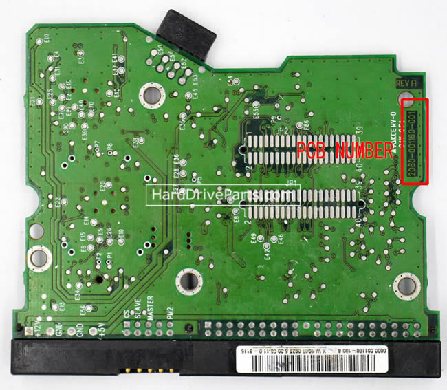 2060-001160-001 WD Harde Schijf PCB Printplaat