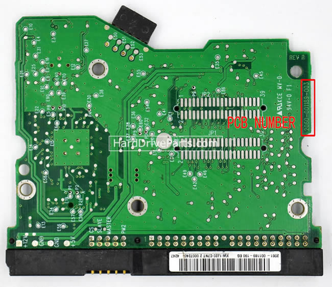 2060-001189-003 WD Harde Schijf PCB Printplaat