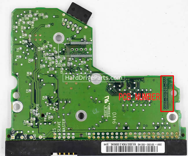 2060-001292-000 WD Harde Schijf PCB Printplaat