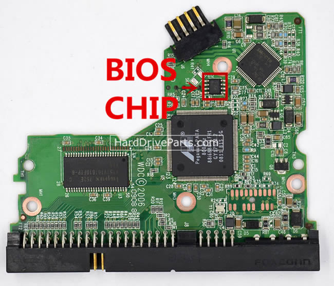 2060-701292-002 Printplaat Harde Schijf PCB WD WD2500JB