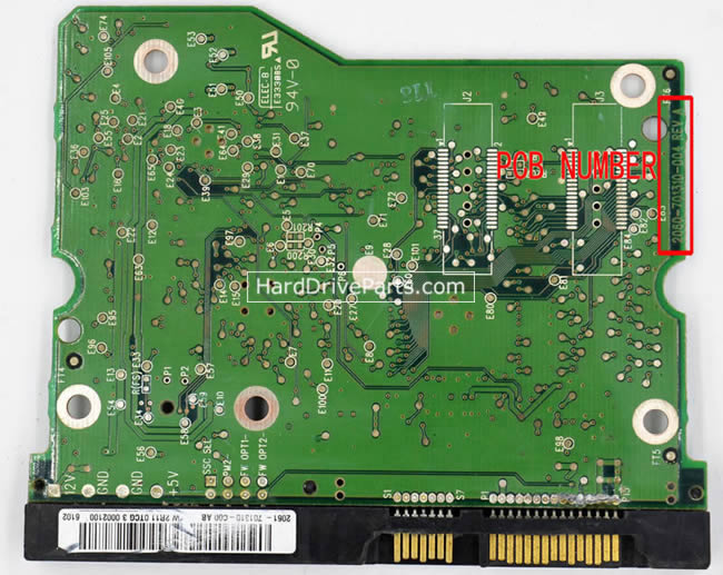 2060-701310-004 WD Harde Schijf PCB Printplaat