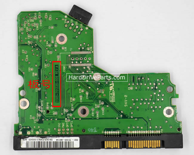 WD WD800JD Harde Schijf PCB 2060-701335-006