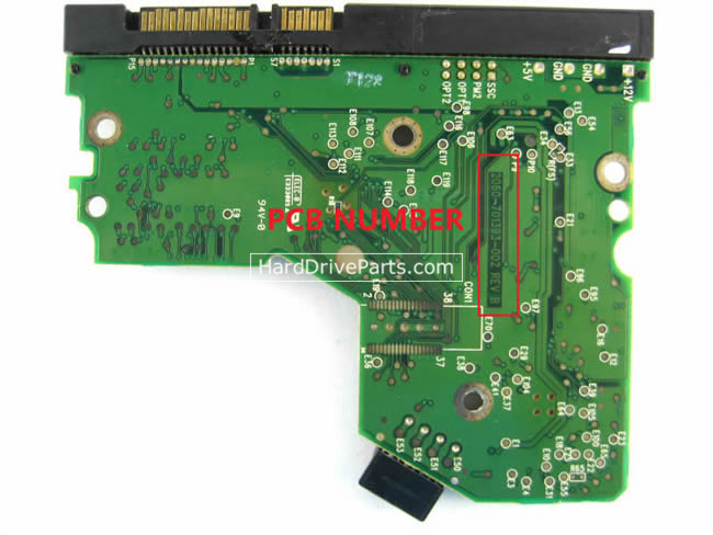 2060-701393-002 Printplaat Harde Schijf PCB WD WD3200JS