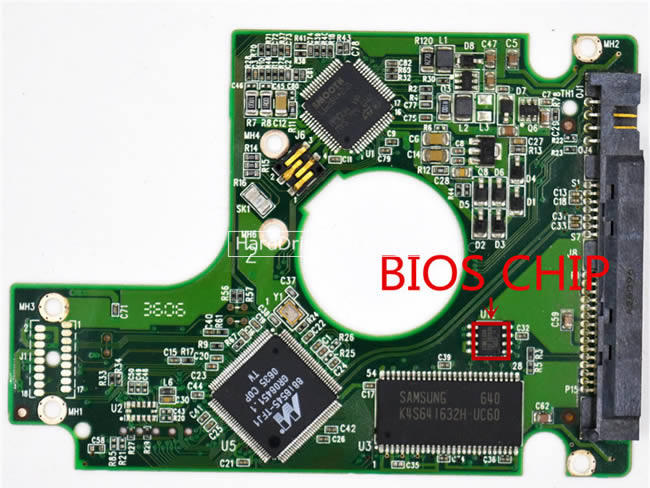 2060-701424-007 WD Harde Schijf PCB Printplaat