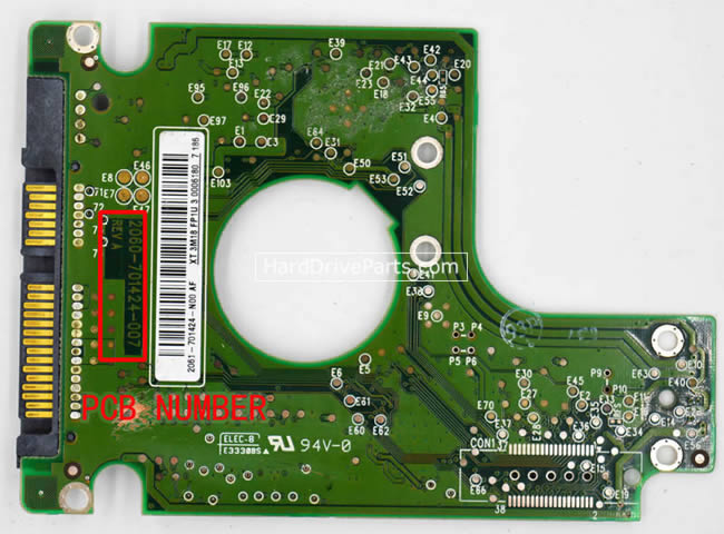 2060-701424-007 WD Harde Schijf PCB Printplaat