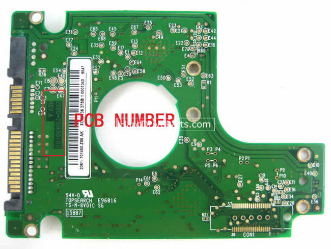 2060-701450-011 WD Harde Schijf PCB Printplaat