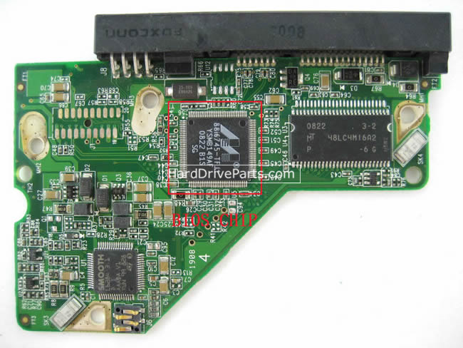 2060-701477-002 Printplaat Harde Schijf PCB WD WD1600AAJS