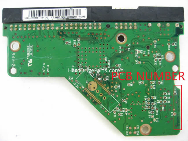 2060-701508-001 WD Harde Schijf PCB Printplaat