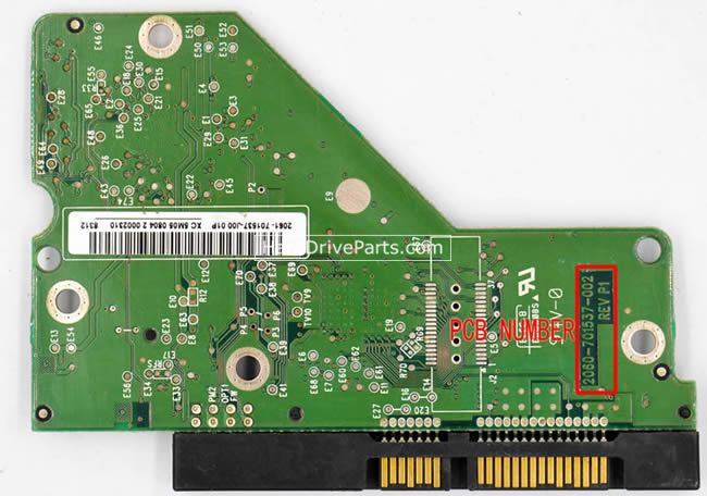 2060-701537-002 WD Harde Schijf PCB Printplaat