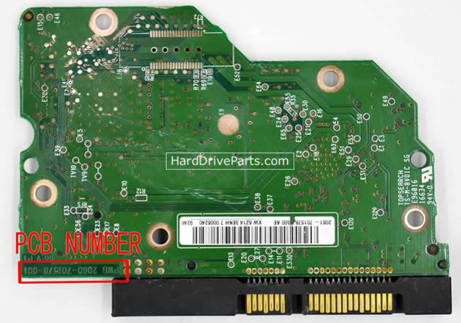 2060-701578-001 WD Harde Schijf PCB Printplaat