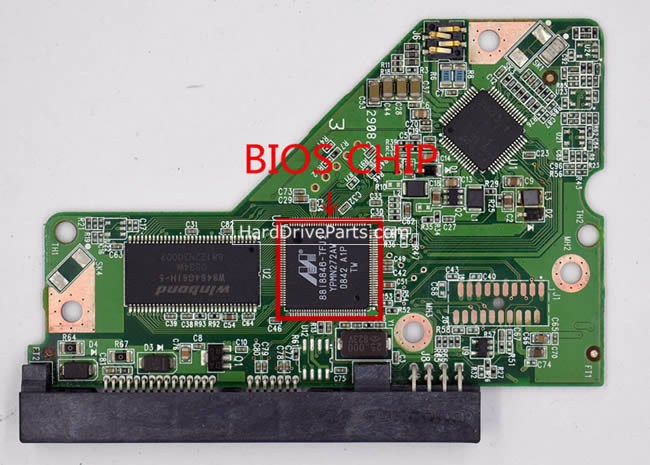 2060-701590-000 Printplaat Harde Schijf PCB WD WD10EAVS