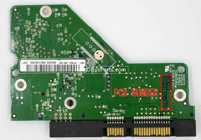 2060-701622-000 WD Harde Schijf PCB Printplaat