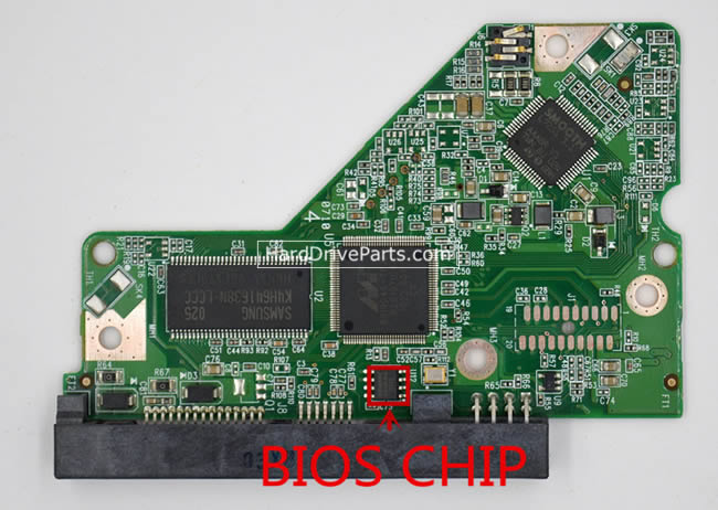 2060-701640-002 Printplaat Harde Schijf PCB WD WD10EADS