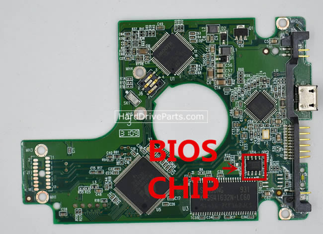 2060-701650-000 WD Harde Schijf PCB Printplaat